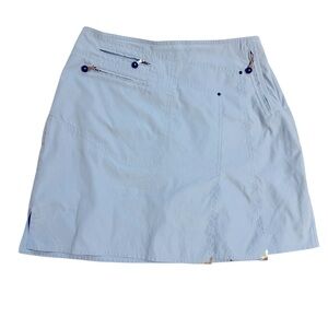 Jamie Sadock Blue Side Zipper Skort Size 10